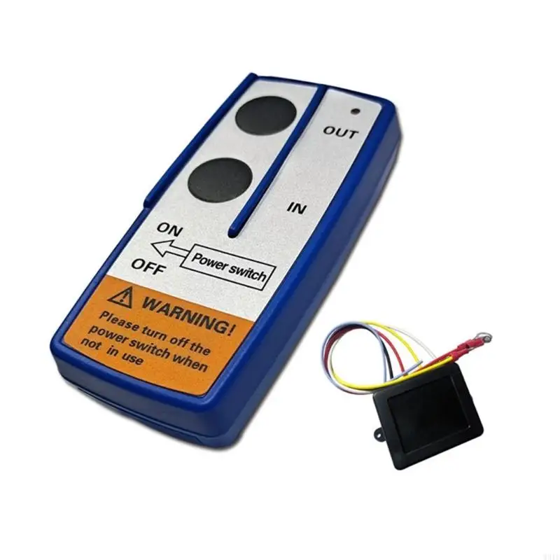 W91F 24V 12V Digital Wireless Winches Remote Control Recovery For SUV Towing Off-Road