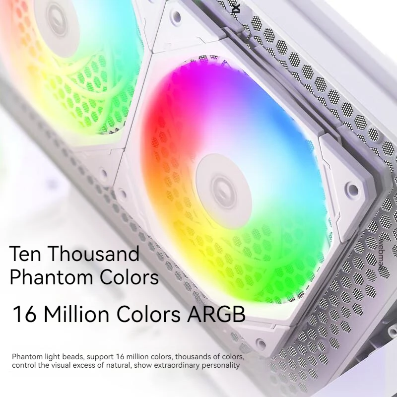 슬림한 디자인, 스마트한 온도 제어, 화려한 ARGB 조명의 ID-COOLING NO-12015-XT ARGB 냉각 팬