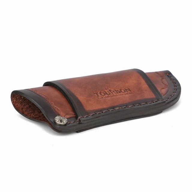 Marrone Scuro  RIYAO Fodero Per Coltello Pieghevole In Vera Pelle Borsa Per Attrezzi Da Cintura Custodia Per~p133033908 - Foto 5