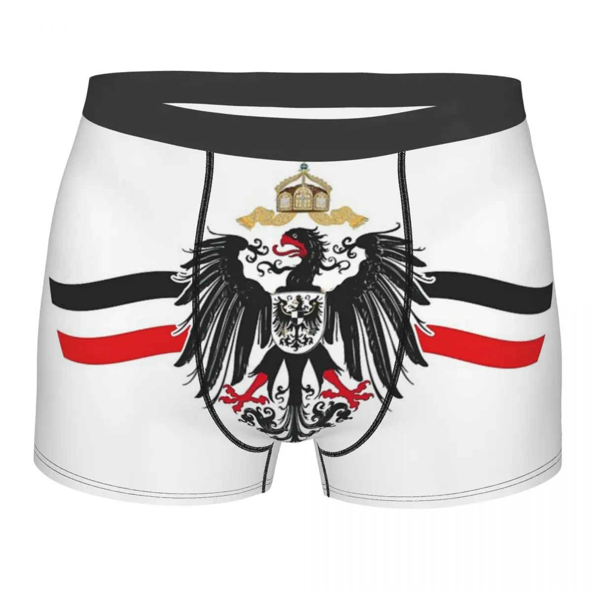 

Man Boxer Shorts Panties German Empire Flag Imperial Eagle Breathable Underwear Germany Male Humor Plus Size Underpants