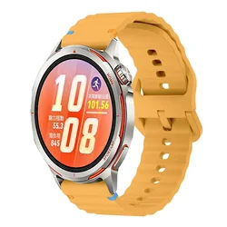Premium Silicone Watchband - Versatile Strap for Smartwatches (Multiple Sizes Available) (Official Yellow)