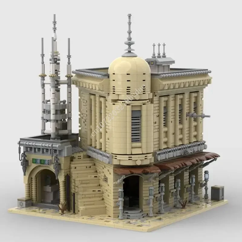 

3157PCS MOC Space Battle SeriesTatooine Version of Boutique Hotel Building Block Model DIY Toys Brick Assembly Children Gifts