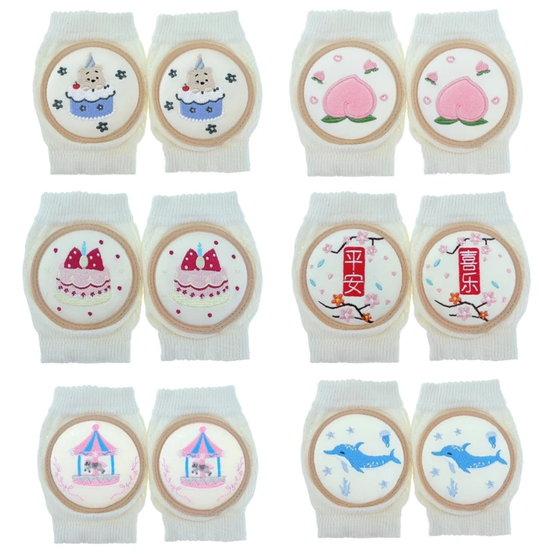 

Baby Knee Cushions Cartoon Girls Boys Crawling Elbow Cushion for Toddlers K1KC