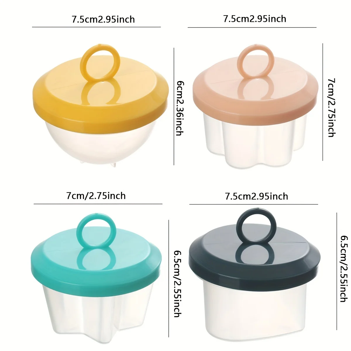 4pcs High temperature resistant boiled eggs DIY animal eggs for breakfast cake chocolate ice grid mold kitchen supplies egg boiler mold cup silicone baking mold