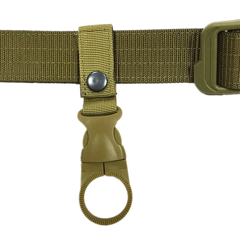 Water Bottle Holder Carabiner Belt Clip Carabiner Clips Tactical Buckle Webbing Buckle Hook Water Bottle Holder Clip Outdoor Military Nylon EDC Climb Carabiner Belt Backpack Hanger Camp