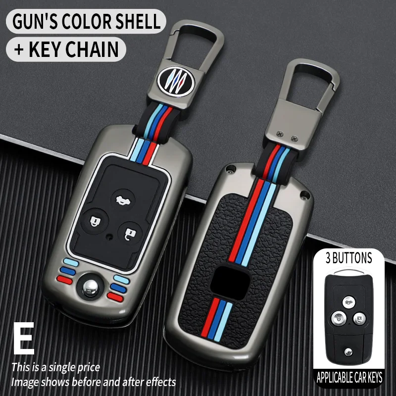 Car Key Cases 2 3 Buttons Folding Remote Control Fobs Protector Cover
