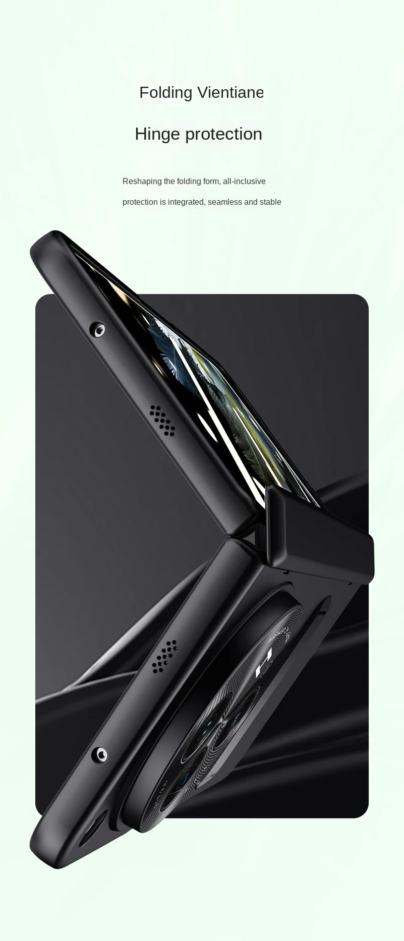 With Privacy Temped Glass Flim Full Protect Case For OnePlus One Plus Open Spring Hinge Hold Lens Cama protect_voghion.com