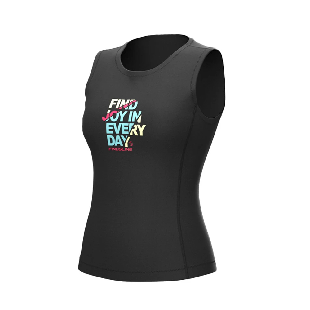 

2023 New Women's Fashion Printing 2MM Super Elastic CR Warm Fit Sleeveless Vest Water Sports Boating Snorkeling Surfing Vest