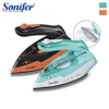Steam Iron portable Foldable handle 1100W Household Fabric Electric Iron Ceramic soleplate Fast-Heat For Clothes Ironing Sonifer 1