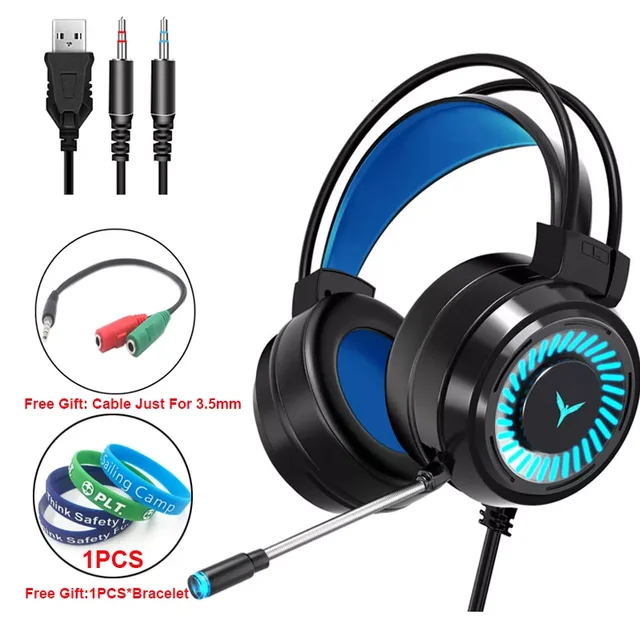 Gamer Headset Gaming Headphones with Microphone 6