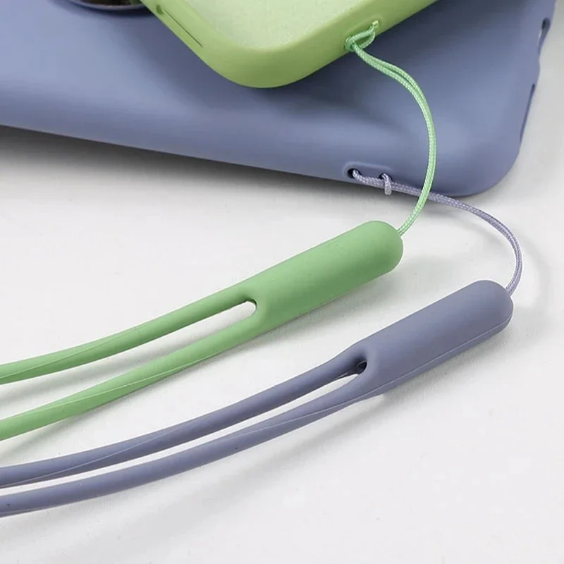 Short Silicone Wrist Strap Hand Lanyard Keychain Keycord Hanging Rope For Phone iPhone 11 Samsung Camera GoPro USB Flash Drives