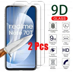 2 - Pack Clear Tempered Glass Screen Protector for Realme Note 70 (2PCS Glass)