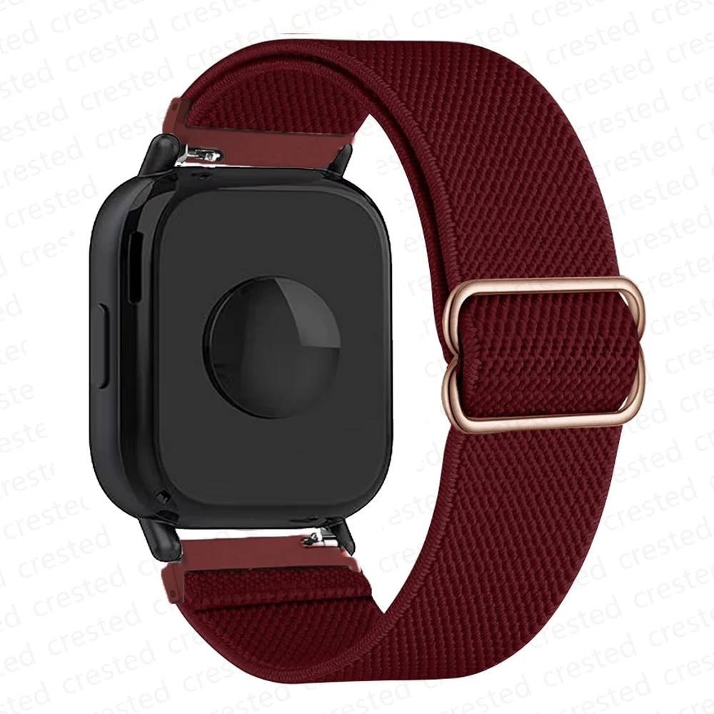 Versatile Nylon Elastic Watch Strap - 20/22mm (Black)