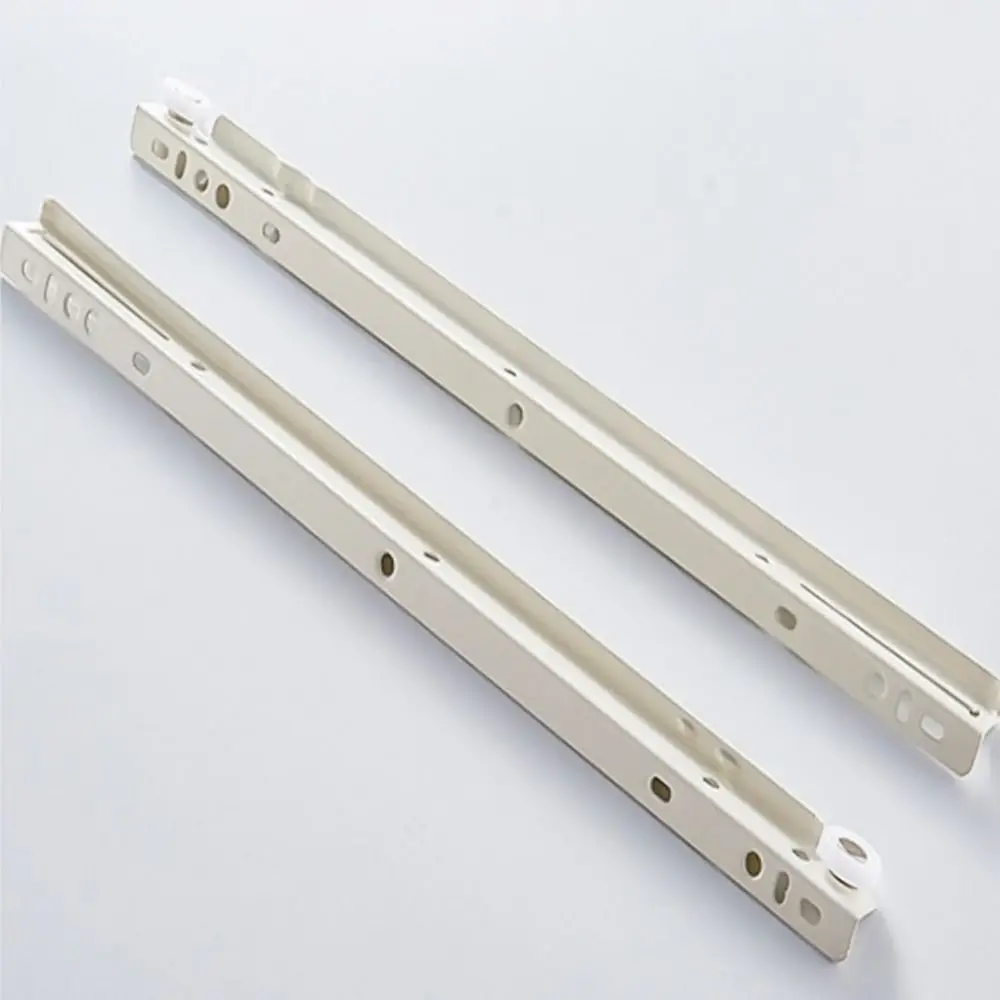 Drawer Slides Pulley Furniture Two Section Drawer Track Slides Computer Table Chute Two Cabinet Rails