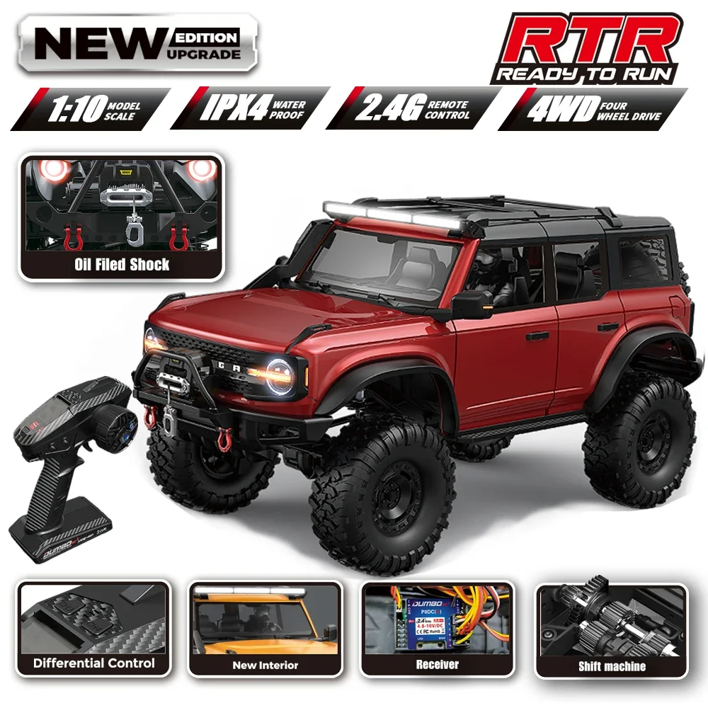 RC クローラー 1/10 Rc カー 4WD RTR HB R1001 RC クローラー 1/10 Rc カー 4WD RTR HB R1001 Amazon.co.jp: ラジコン