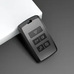 Premium Car Key Case Cover with Sleek Design and Durable Protection (B grey shell)