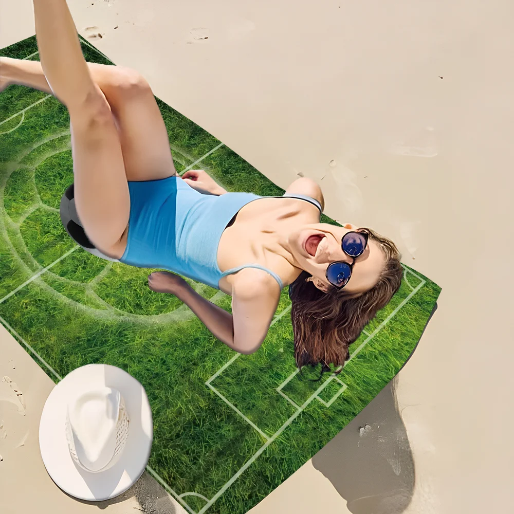Football Field Towel Microfiber Beach Towel Absorbent Quick dry Soft Yoga Swimming Resort Mountain Climbing Towel 3