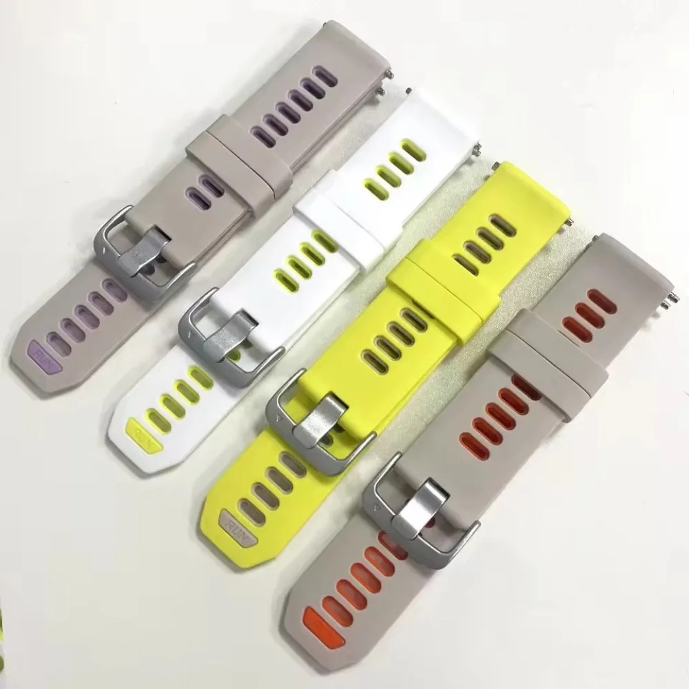 Official Two-Tone Silicone Sports Wristband - Comfortable Strap Accessory