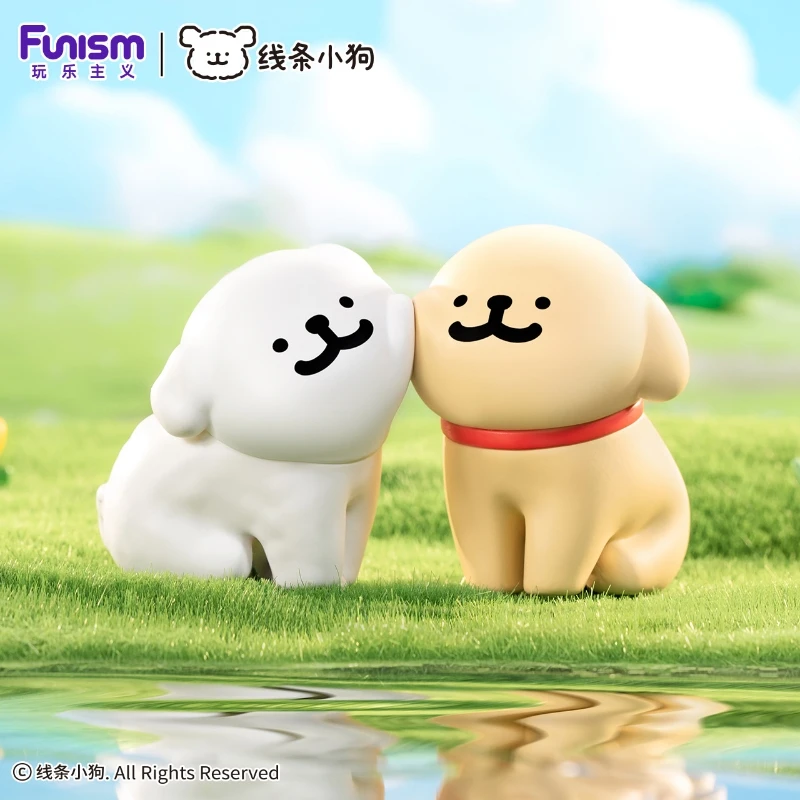 モルチーズ　maltese フィギュア オリジナルのmalteseの幸せな寄り添うフィギュア,ブラインドボックス