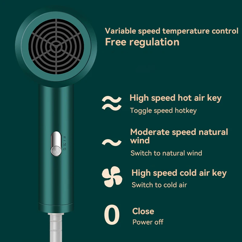 Xiaomi Hair Dryer 2400W Negative Lonic Blow No Harm To Hair High-speed Electric Turbine Airflow Constant Temperature Hair Care 2