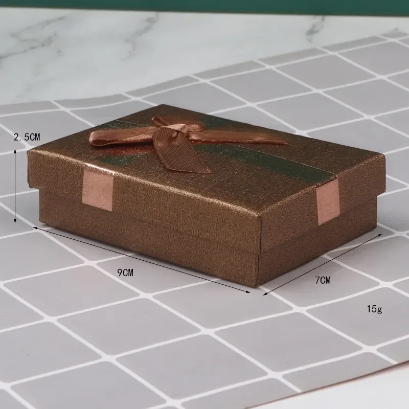 Velvet Metal Necklace Holder and Cardboard Jewelry Gift Box with Butterfly Bow – Sponge... - SKU VMNH1054 - UGI Packaging