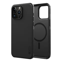 Nillkin Frosted Shield Pro PC Magnetic Case for iPhone 15 (Magnetic For Black)