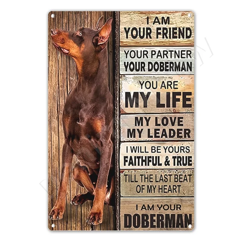 zouwii Insegne in Metallo Personalizzate per Cani Cocker Spaniel | Targa Metallica Personalizzata per Cani Cocker Spaniel | Regalo per Cani | Regalo