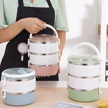 

Nordic Double Sealed Insulated Bento Box 304 Stainless Steel Compartments Lunch Box