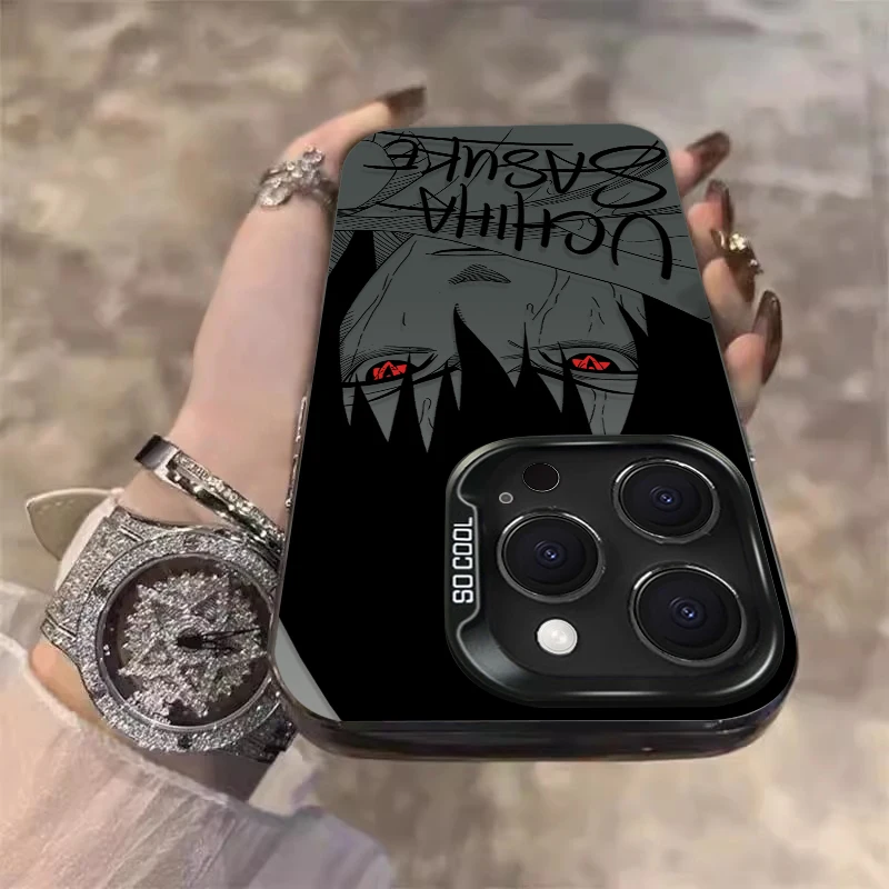 Premium Anime Uchiha Sasuke Hard Phone Case Cover
