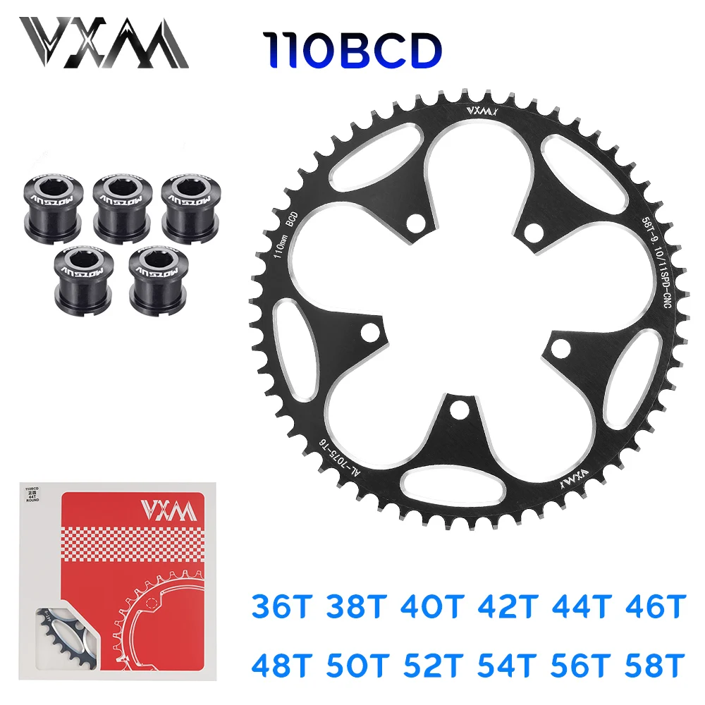 Plateau absoluteBLACK ovale 1X 110 4 BCD pour Shimano 9100 8000 9000 6800