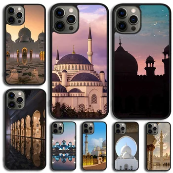 Arabic Muslim mosque building Phone Case For iPhone 14 15 13 12 Mini XR XS Max Cover For Apple 11 Pro Max 8 7 Plus SE2020- Arabic Muslim mosque building Phone Case For iPhone 14 15 13 12 Mini XR XS Max.jpg
