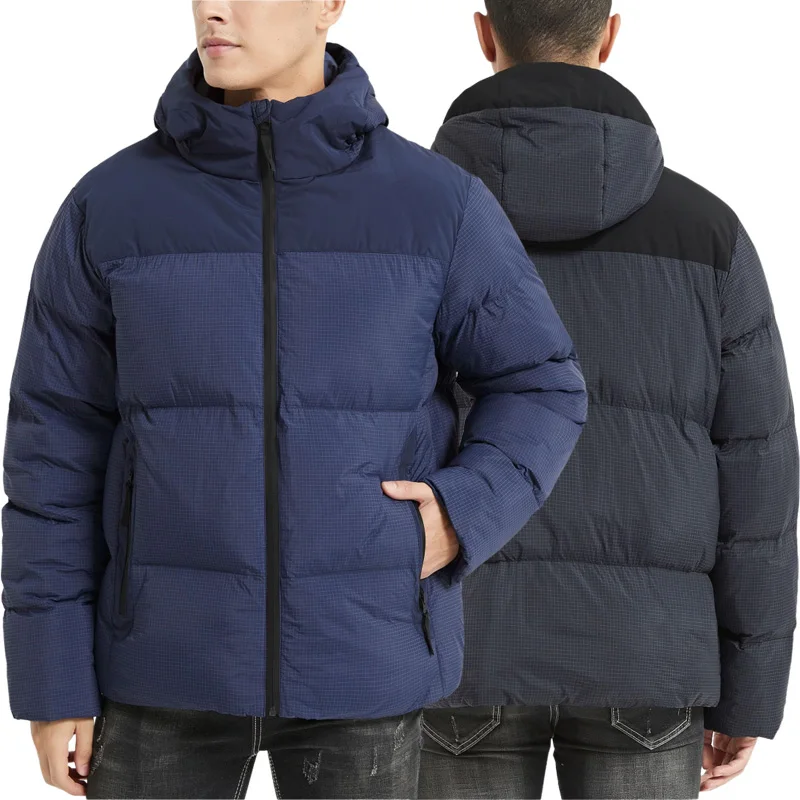 Fashion Parkas Men Hooded Coats Clothing Winter Warm Puffer Jacket Male Casual High-Quality Overcoat Thermal Outwear