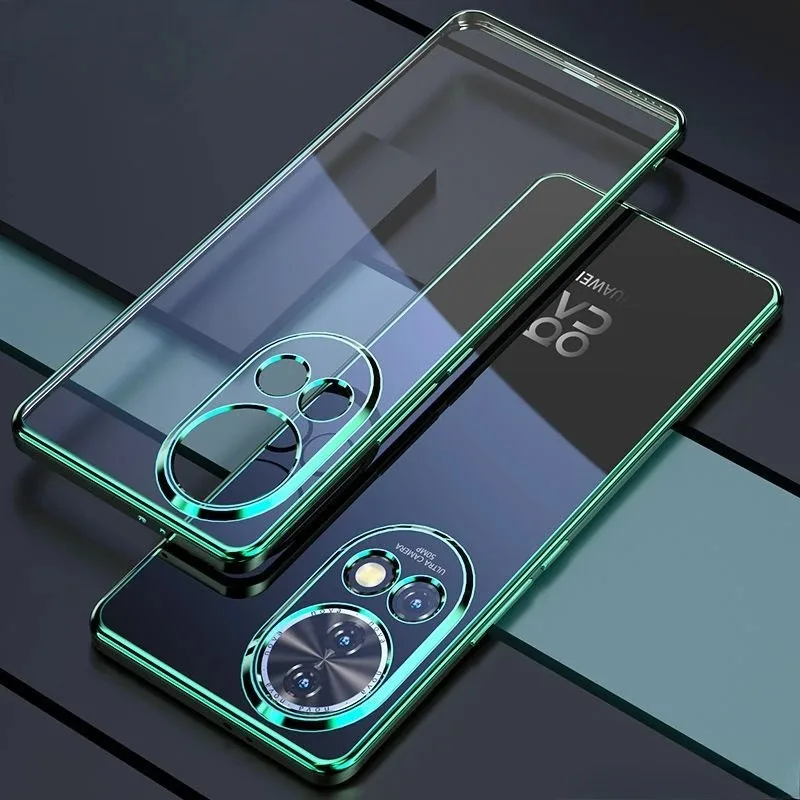 Luxury Electroplating Transparent TPU Soft Case - Shockproof Bumper Cover
