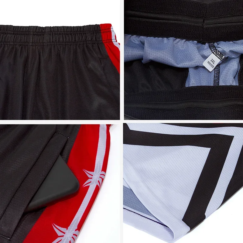 Men's Sport Shorts Quick Dry Casual Training Basketball Pants Loose Large Size Summer Running Fitness American Style