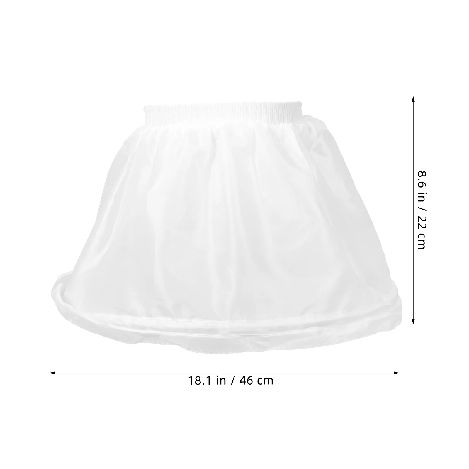 Child Children's Panniers Slip Dress Bamboo Decorative Crinoline Underskirt for Girl