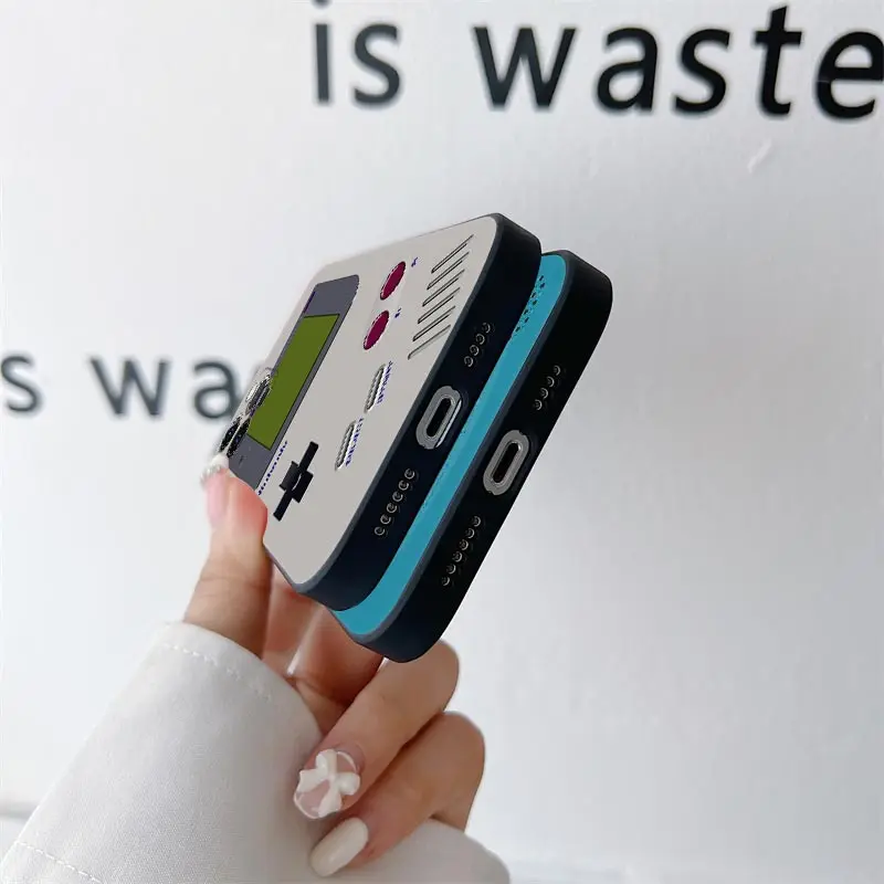 Vibrant Handheld Gaming-Themed Phone Case