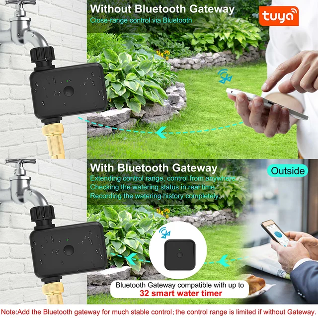 1-way WIFI/Bluetooth Compatible Timer Automatic Programming Garden Watering Controller Drip Irrigation System US EU UK AU Plug 5