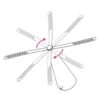Repeler Fans of Flies for Tables, Repeling Flunts of Effective Flies that keeps the flies with soft blades, USB, picnic, barbecu 6