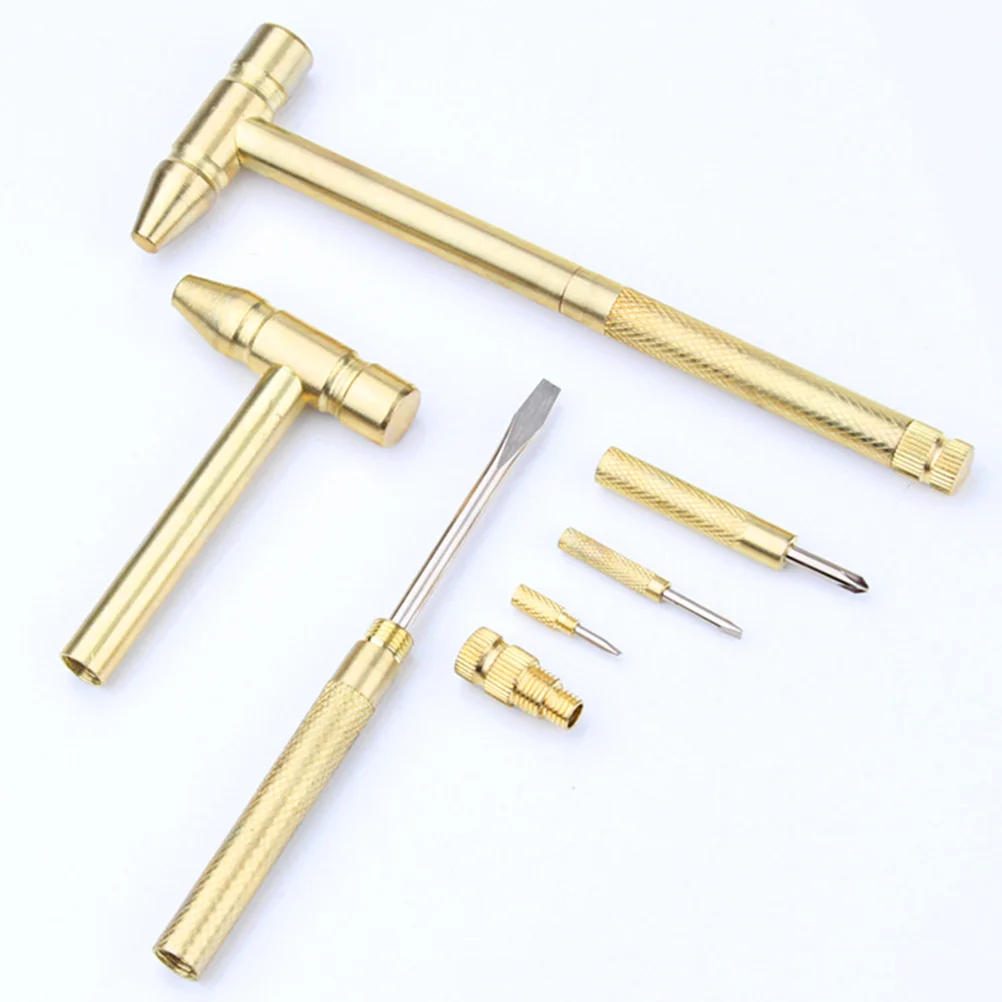 

6 in 1 Copper Plated Hammer Small Hammer Multifunctional 6 In 1 Daily Use 6 In 1 Multi Functional Multi Functional 6 In 1