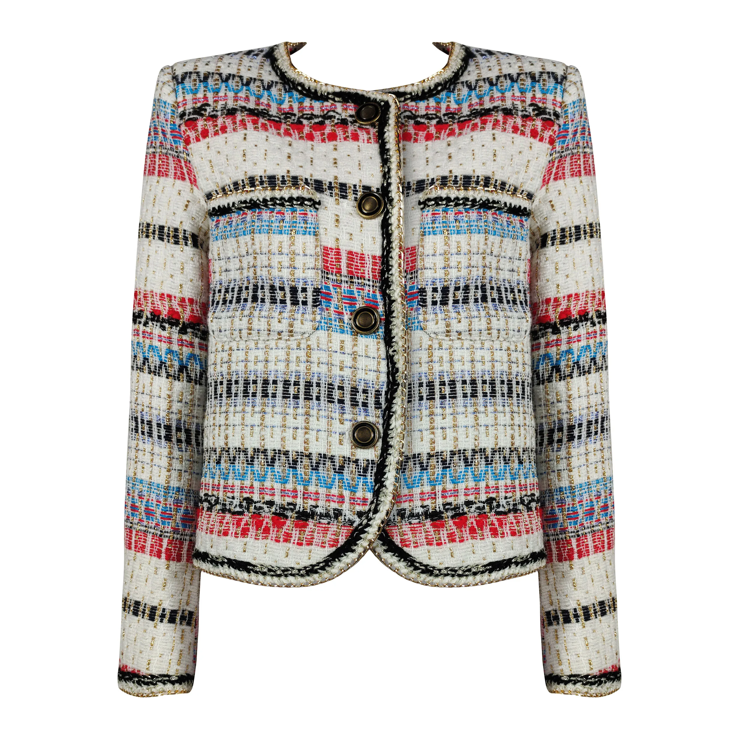 

Clothing manufacturers custom coloful Long Sleeve short top blazer Women Jacket Coat
