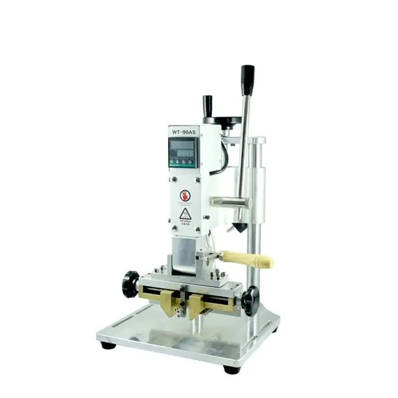 

Digital Hot Foil Stamping Machine 8x10cm Gold Silver Foil Manual Leather PVC Notebook Logo Embossed Machine