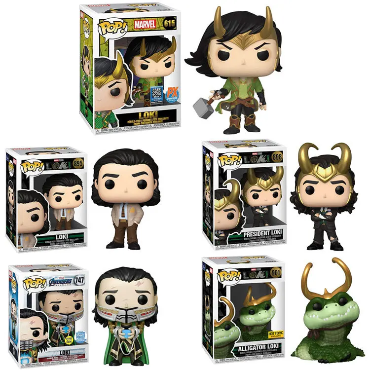 Поп ALLIGOTAR LOKI Bobble-head игрушки виниловые фигурки героев |
