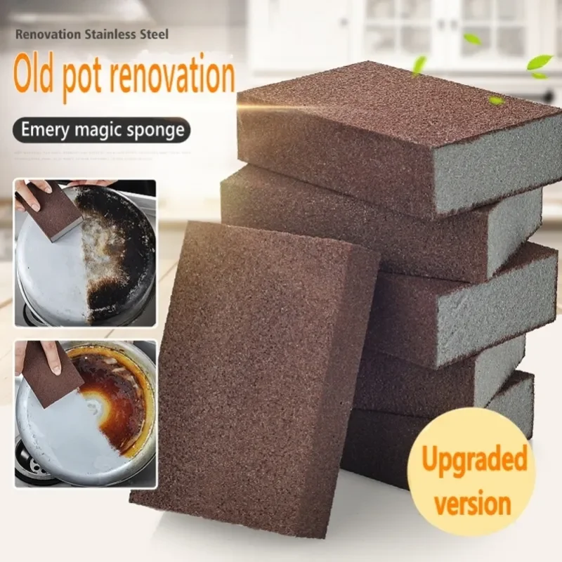 

Magic Sponge Nano Eraser Rust Remover Brush Dish Pot Cleaning Emery Descaling Clean Rub Pots Kitchen Tools Accessories Gadgets