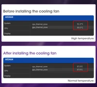 Ventilateur de refroidissement pour autoradio Android, lecteur multimédia, unité principale, radiateur avec support en fer 5