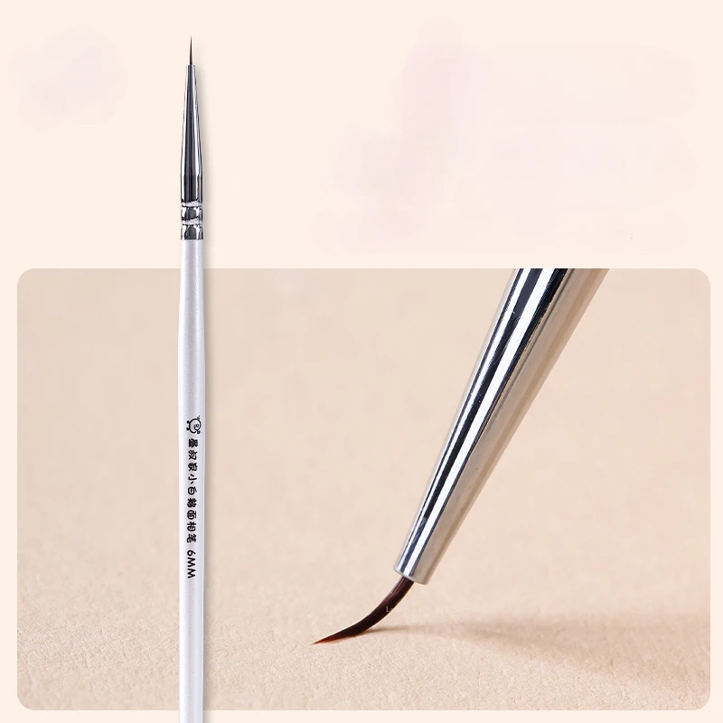 Extreme Fine Line Pen Ultra Light Clay Bjd Doll Drawing Face Brush 2pcs Set DIY Figure Eye Painting Brush Polymer Clay Tool