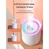 Double spray large capacity humidifier Home mini desktop fog volume humidifier Essential oil diffuser water refill air purifier 3