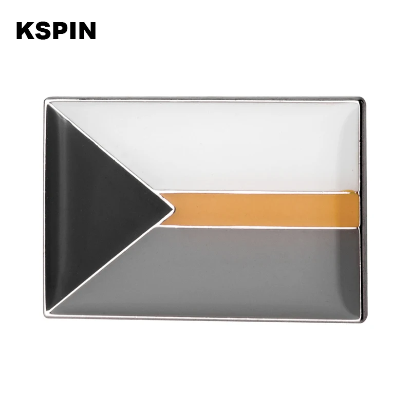 

Orange Pride Flag Lapel Pin Friendship Flag Badge Flag pin