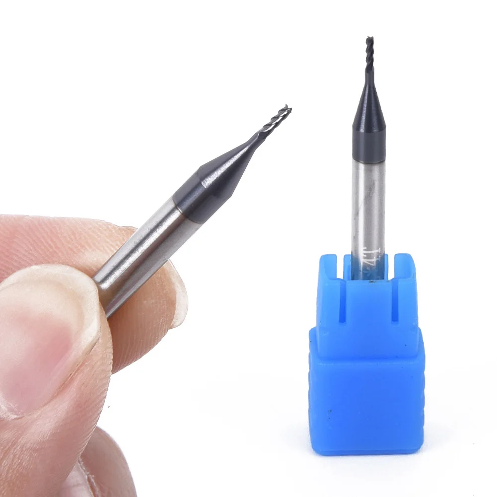 

Milling End Mills Parts Professional Solid Spare Stainless steel 1MM~20MM 4 Teeth Accessory AlTiN Coating Carbide DIY