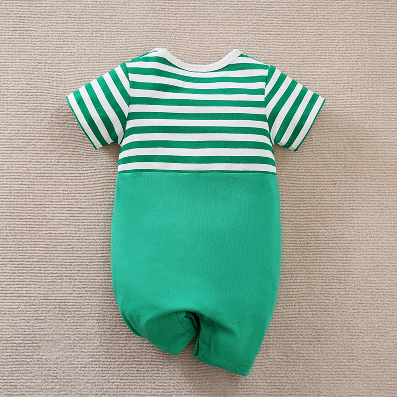 Newborn Clothes Cute Cartoon Frog Print Cotton Comfortable Soft Summer Boys Girls 0-18 Short Sleeved Baby Jumpsuit baby rompers,baby jumpsuit,cotton jumpsuit,cotton onesies