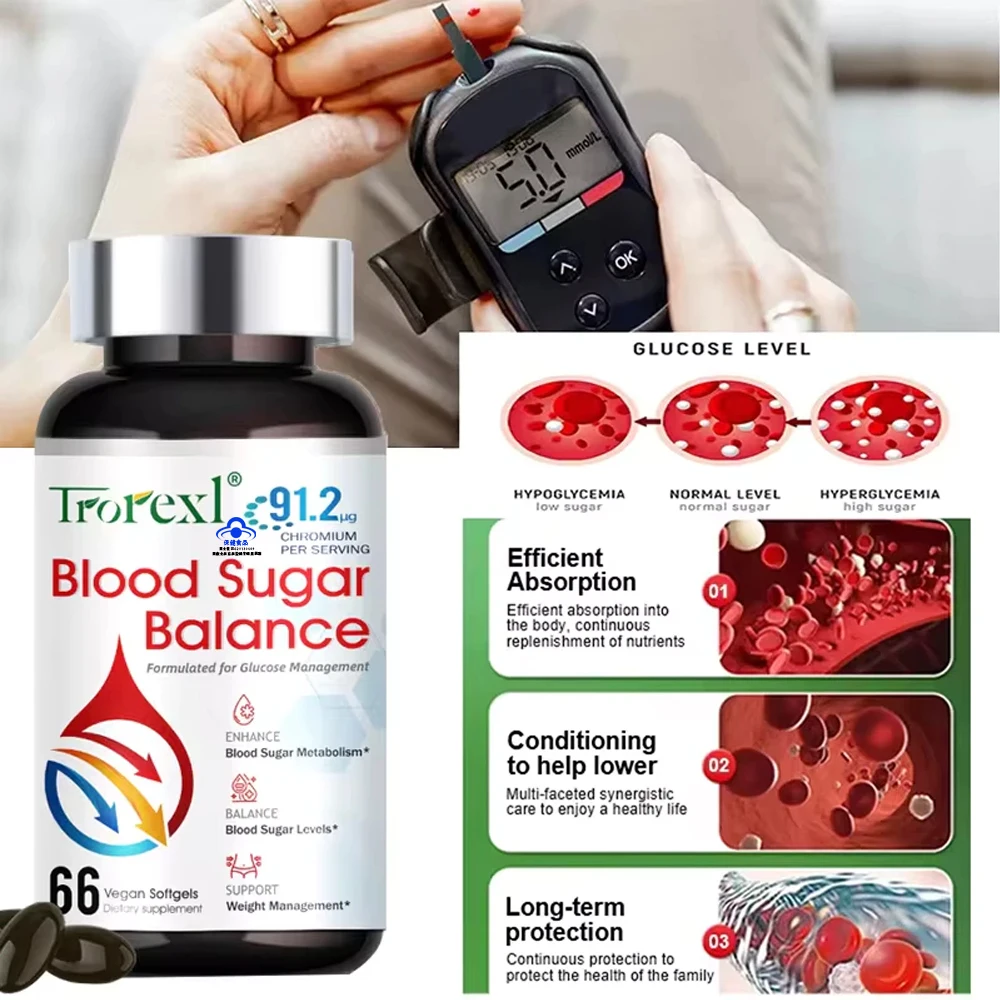 Blood Lipid Supplement Capsules Trorexl Blood Sugar Supplement Diabetes Sugar Blocker